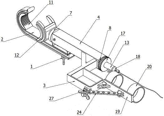 Self-locking wire end earthing clamp