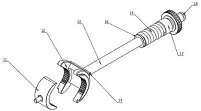 Self-locking wire end earthing clamp