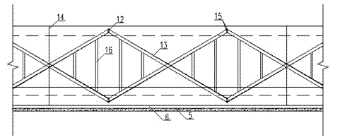 Shallowly-buried soft soil integrated trench reinforcing device and construction method
