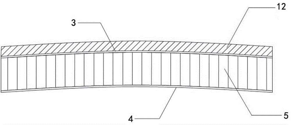 Corrugated web prestress FRP-concrete combined box beam and construction method thereof