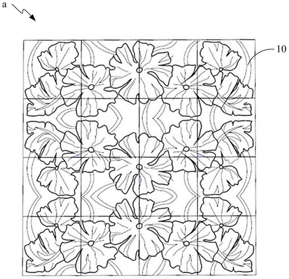 Assembling and laying method of flexible hinged decorative brick unit