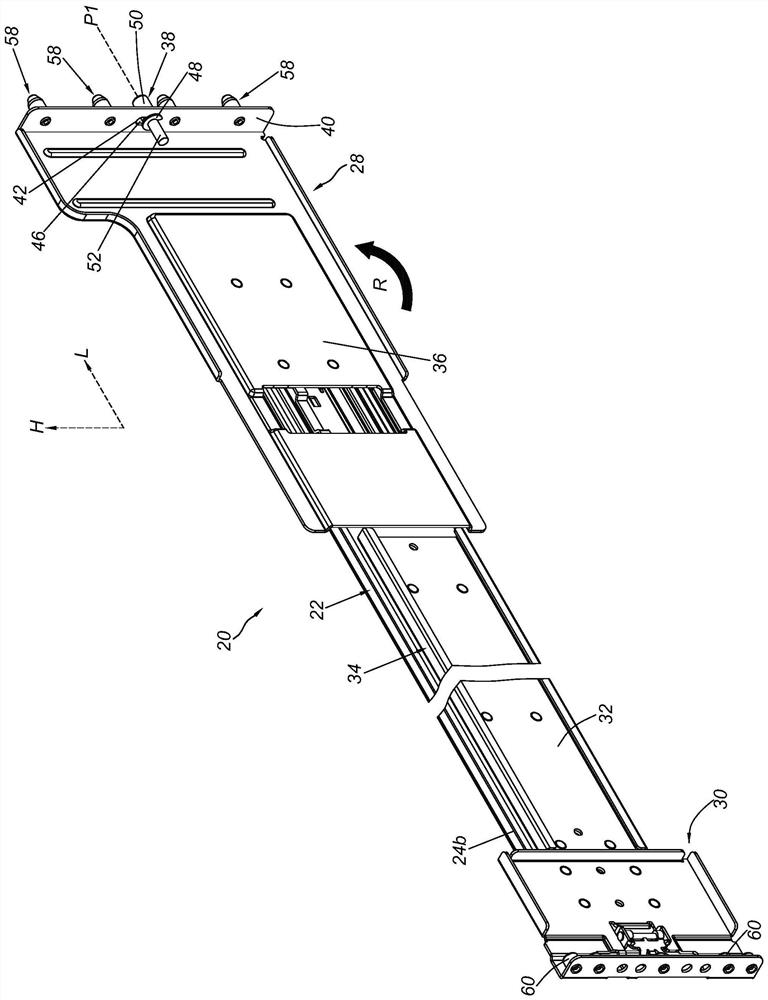 Sliding rail assembly and bracket device thereof
