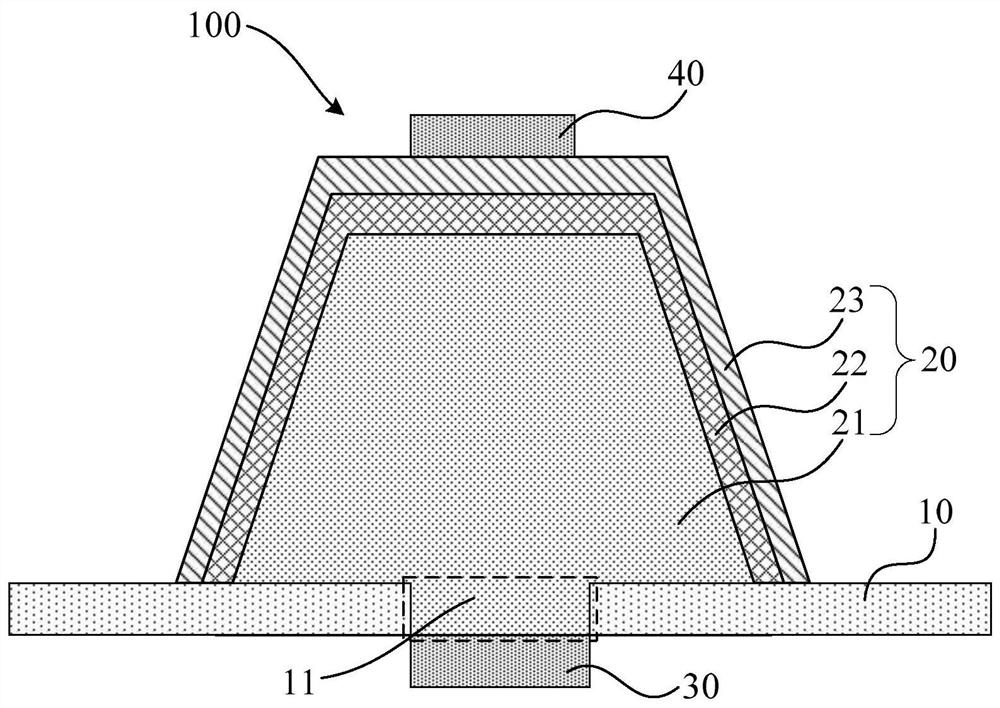 Preparation method of micro-led display panel and micro-led display panel