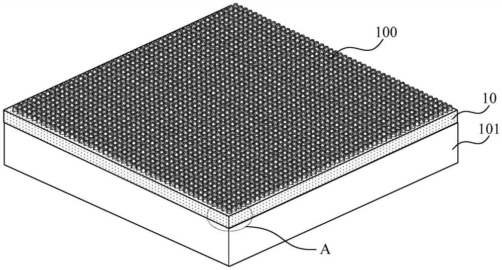 Preparation method of micro-led display panel and micro-led display panel