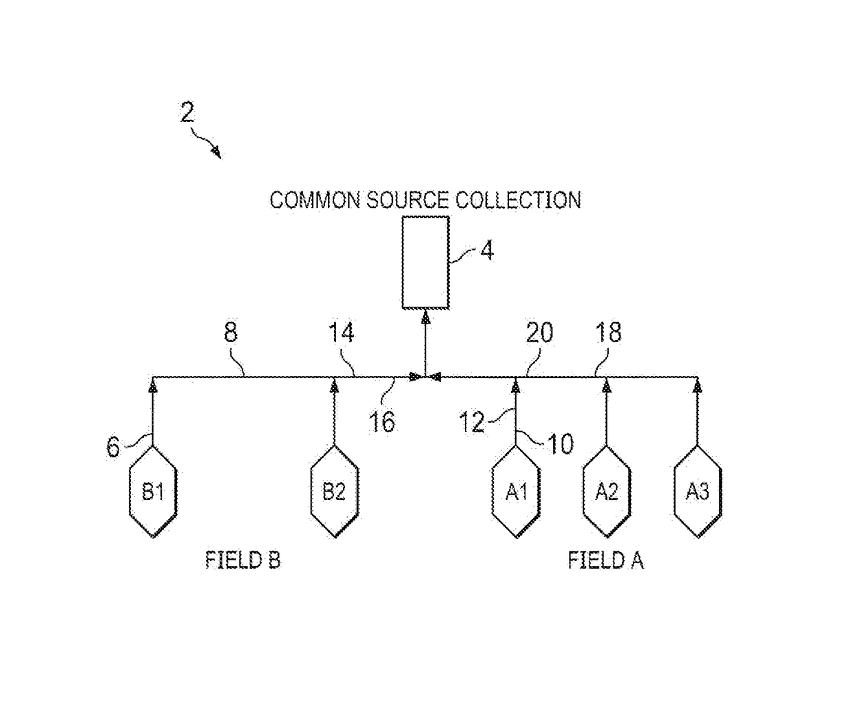 Method of allocating individual oil or water production contributions from multiple combined sources