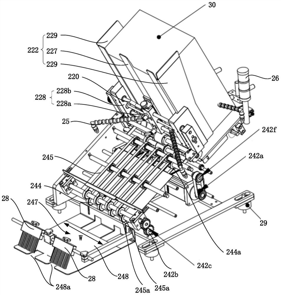 Letter packaging device and letter packaging system