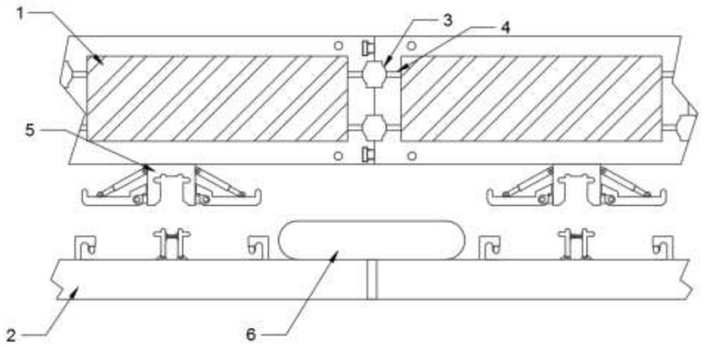 External wall thermal insulation building block and external wall thermal insulation system