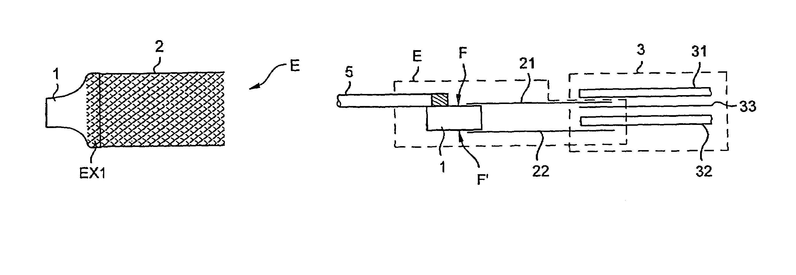 Electrical connection for a resistor element made of electrically-conductive fibers