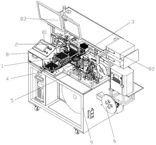 Test packing machine of ID coil and test packing technology of ID coil