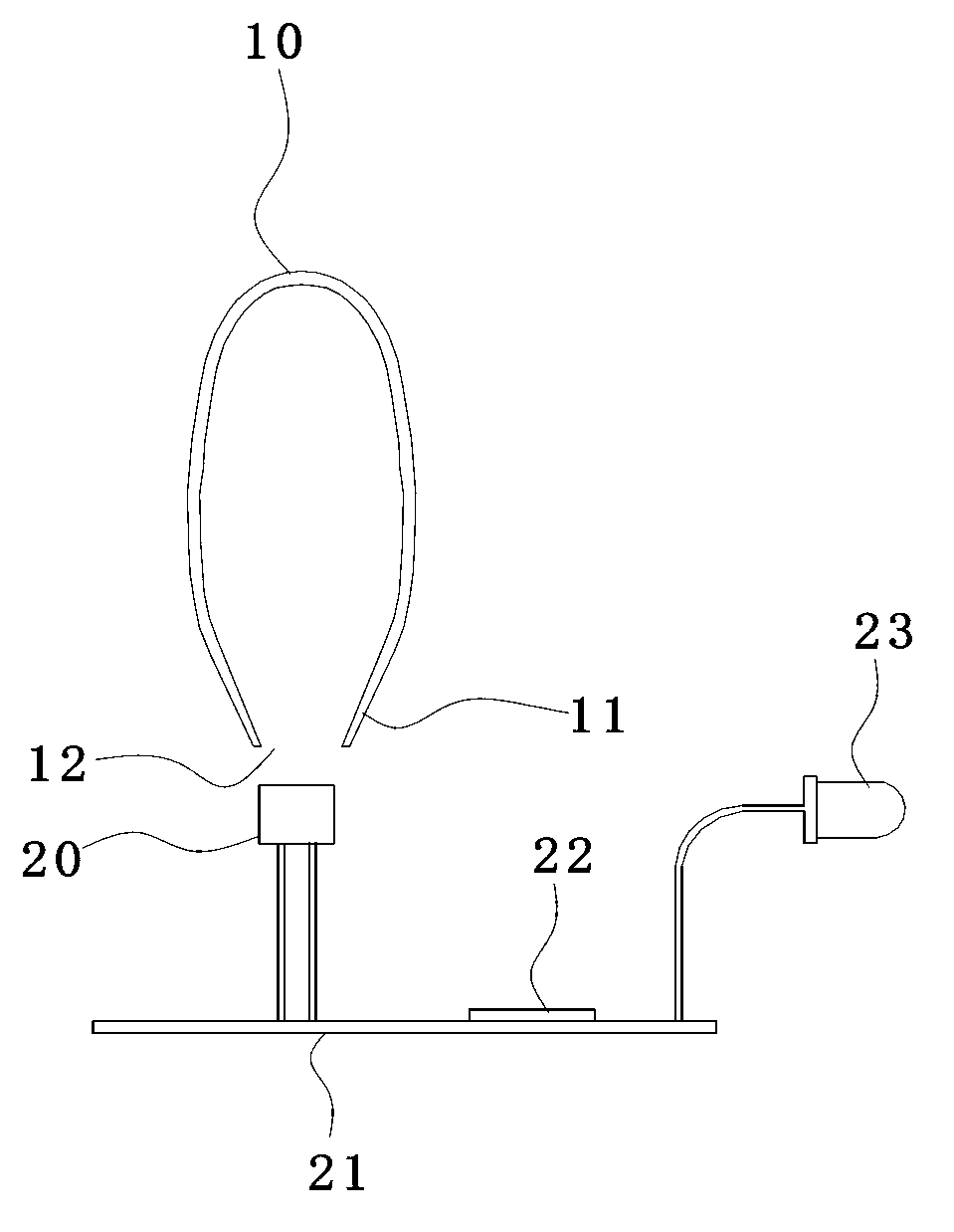 Airflow control switch and toy containing same