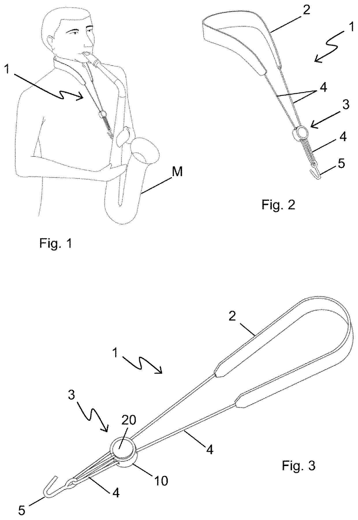 Carrying device for musical instruments