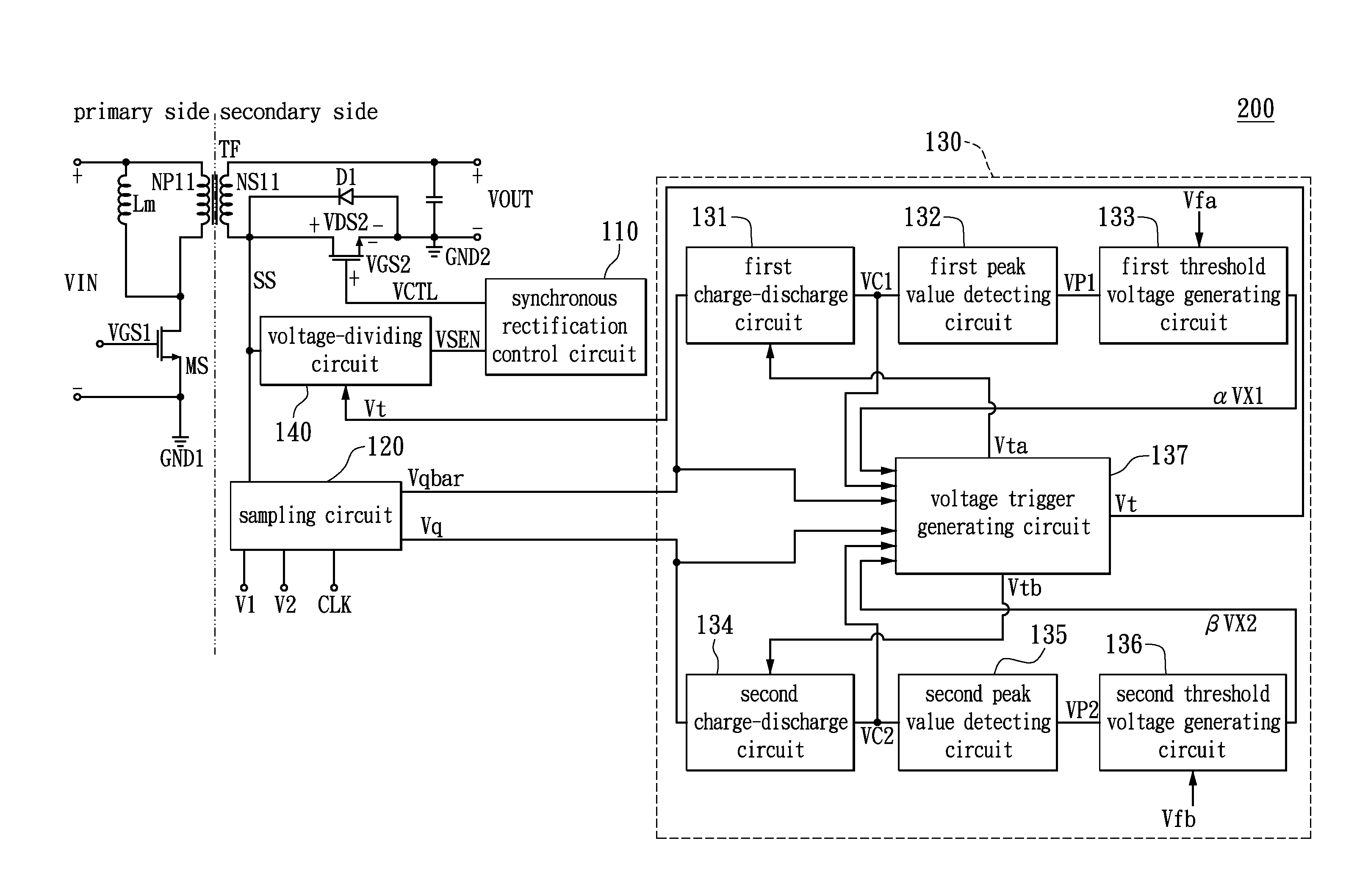 Flyback power converter and electronic apparatus