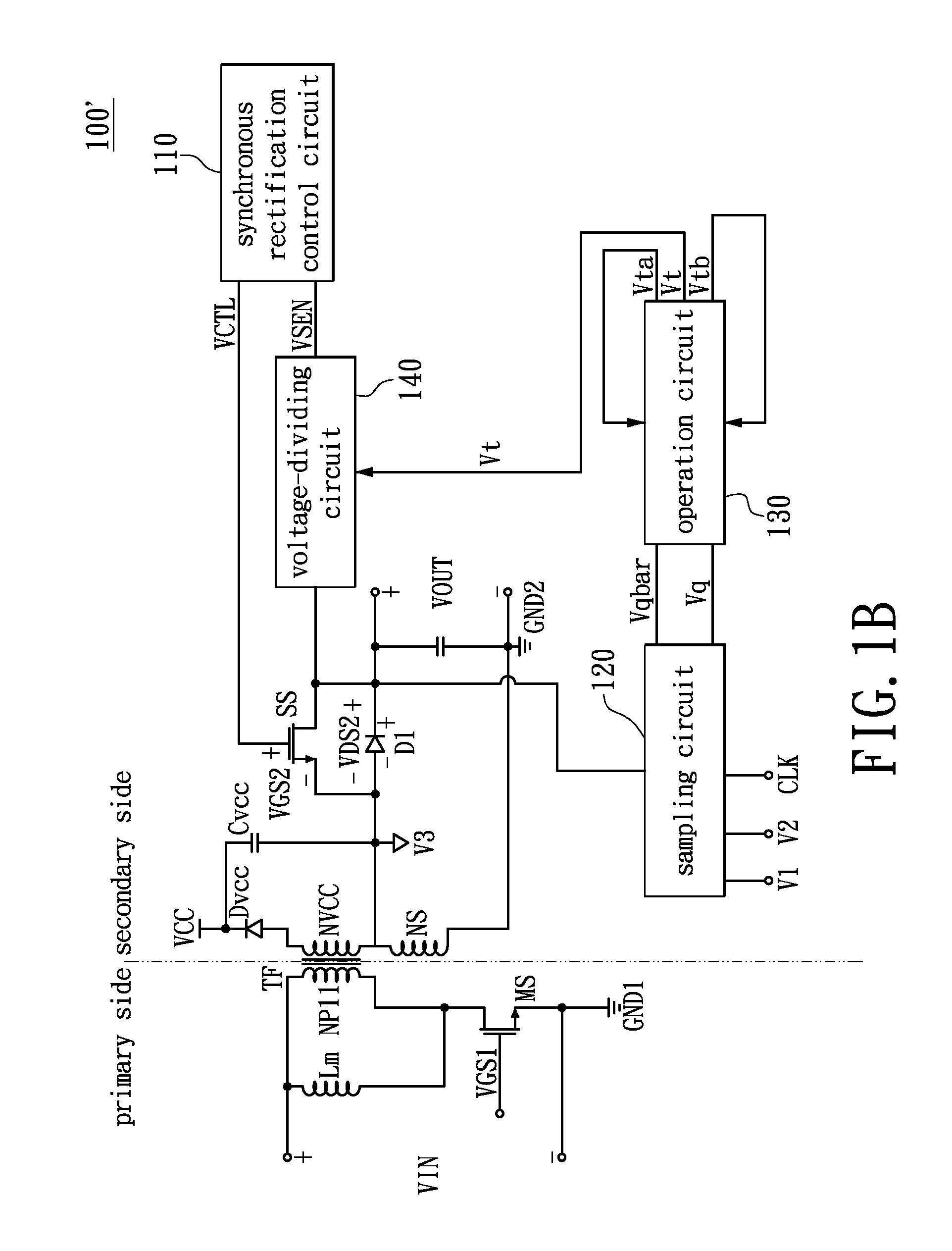 Flyback power converter and electronic apparatus