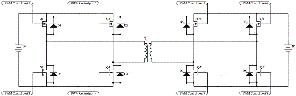 Battery set equalization circuit based on soft-switch full bridge circuit and method