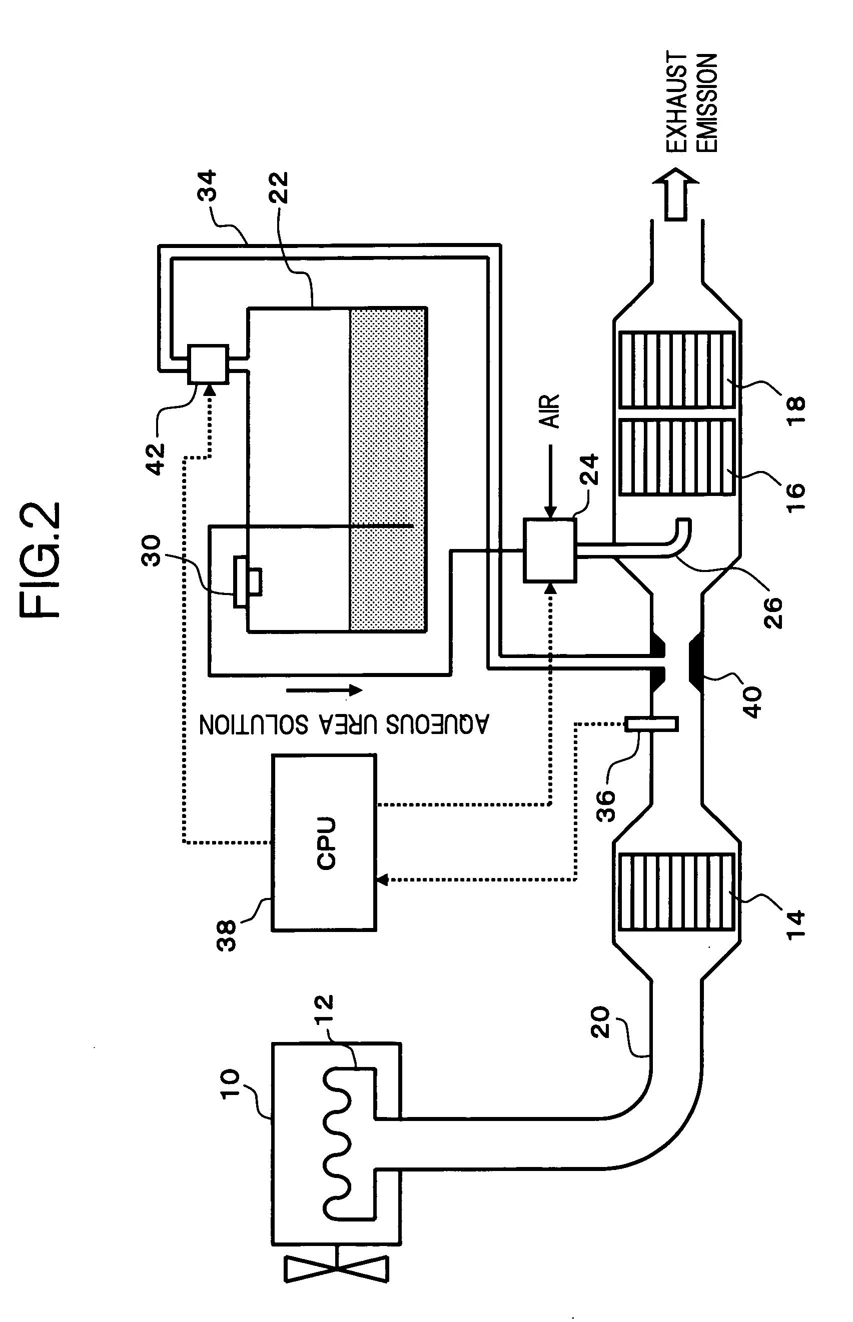Exhaust emission purifying apparatus for engine