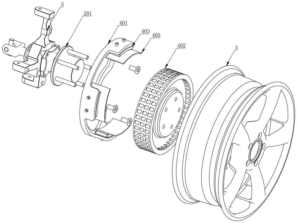 A car brake disc capable of rapidly cooling down