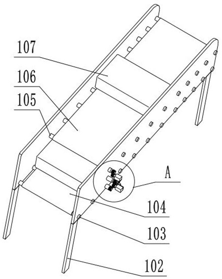 A fast food box lunch transportation device