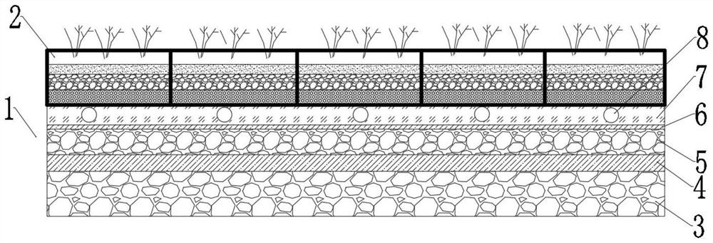 Ecological restoration system for saline-alkali soil