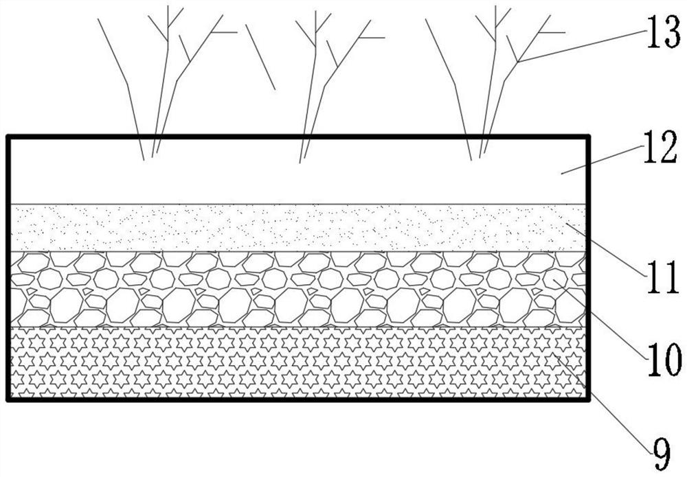 Ecological restoration system for saline-alkali soil