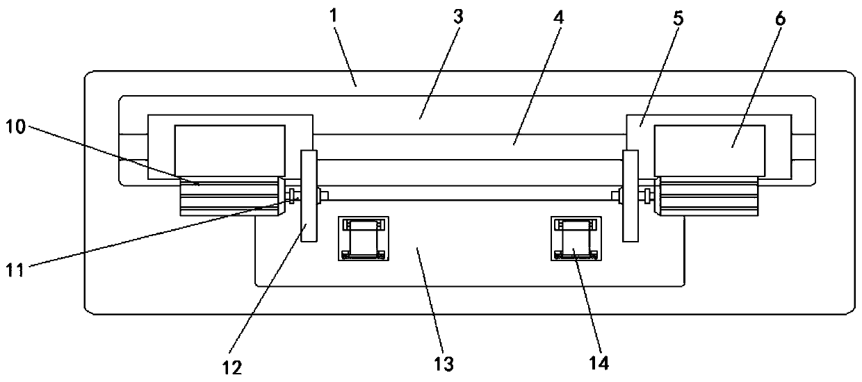 Rail-type steel circular sawing machine with high stability