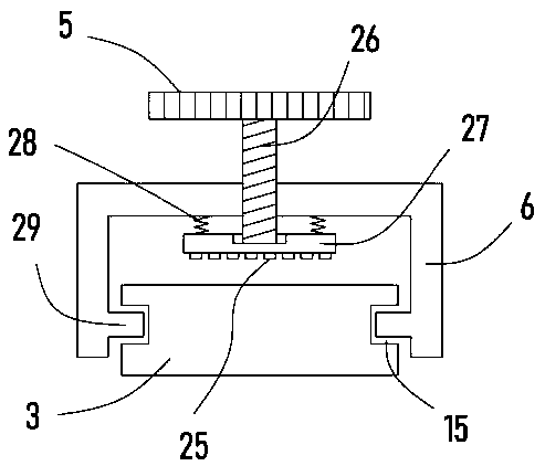 Leather polishing device for leather bag processing