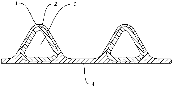 Double-plastic reinforced composite winding pipe