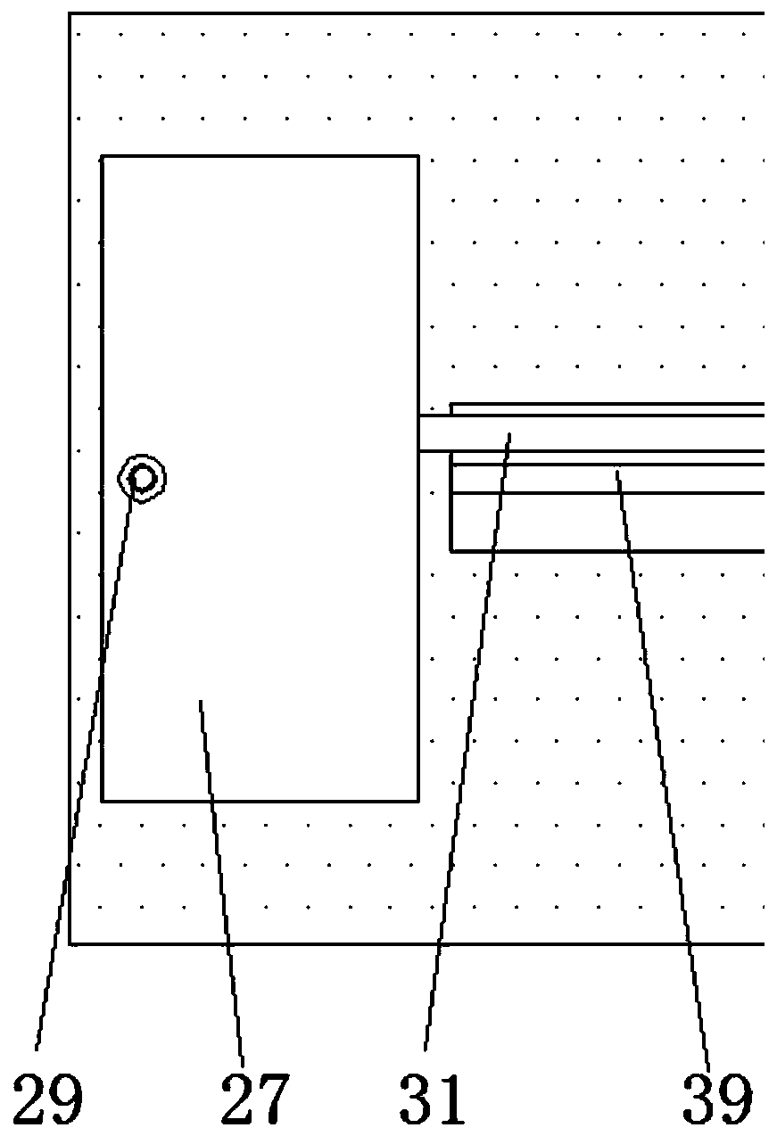 Automatic integrated coating device convenient to clean