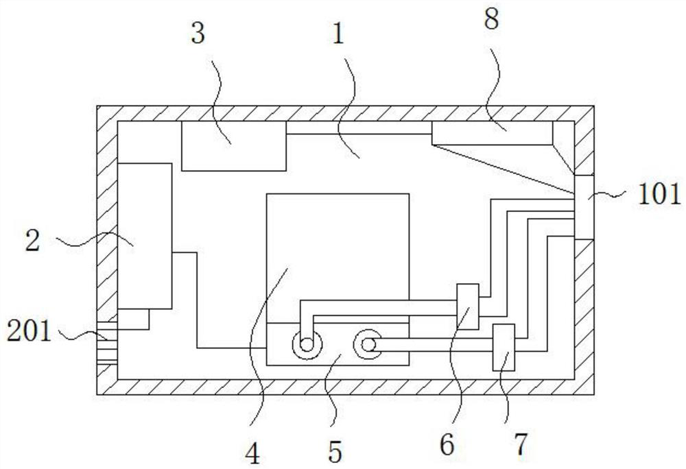 Device for sleep rehabilitation treatment by using hydrogen