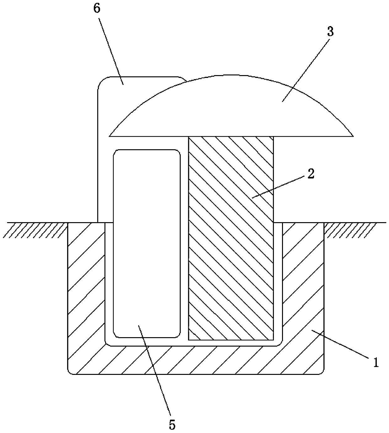 Subway entrance flood prevention plate capable of being automatically opened