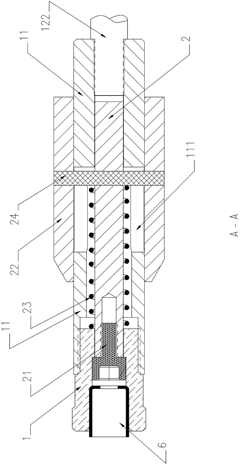 Active sleeve-withdrawing device for hose assembling machine