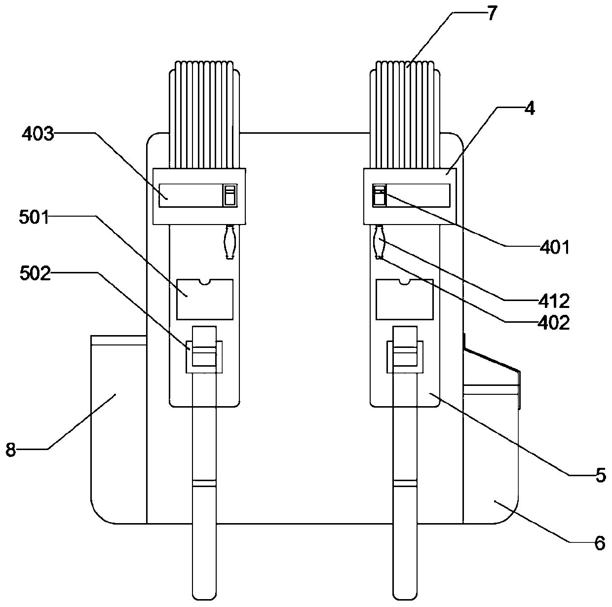 A kind of underground gas sampling device and method of coal mine