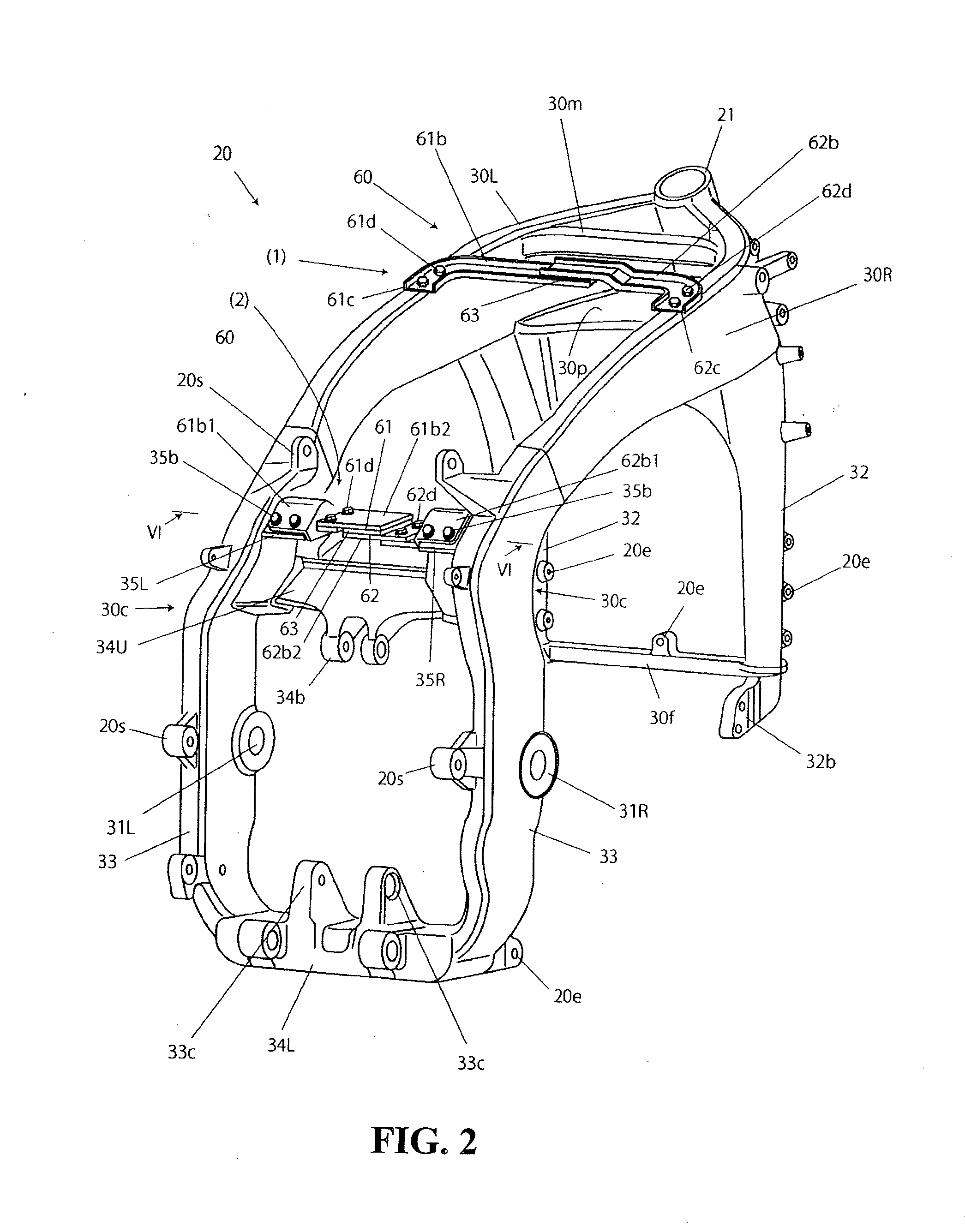 Vibration damping apparatus for saddle riding type vehicle