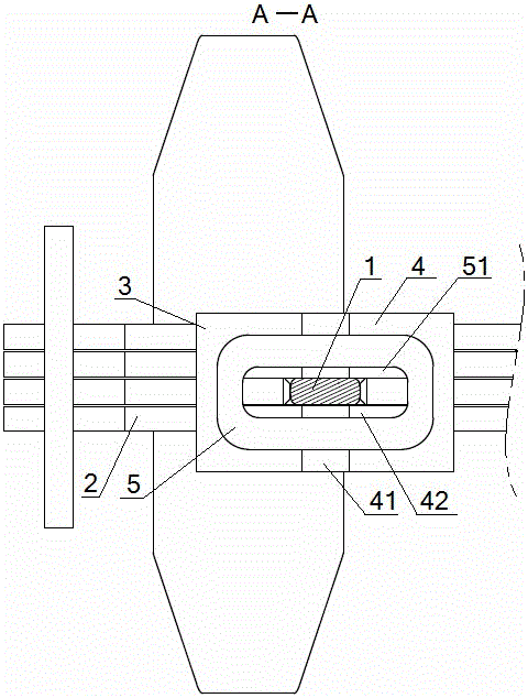 A gearbox gear interlock structure