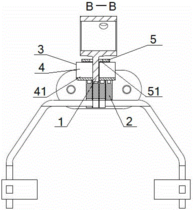 A gearbox gear interlock structure
