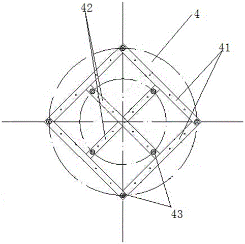 A high-precision installation method of a bull's-eye substrate and a sealing cylinder base