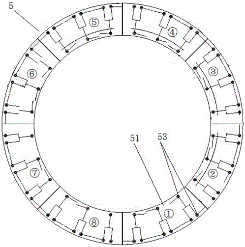A high-precision installation method of a bull's-eye substrate and a sealing cylinder base
