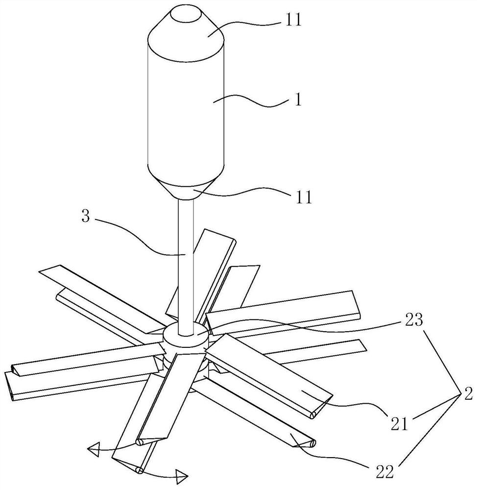 Wave power generation device