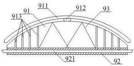 Adjustable sunshade device for livestock farm