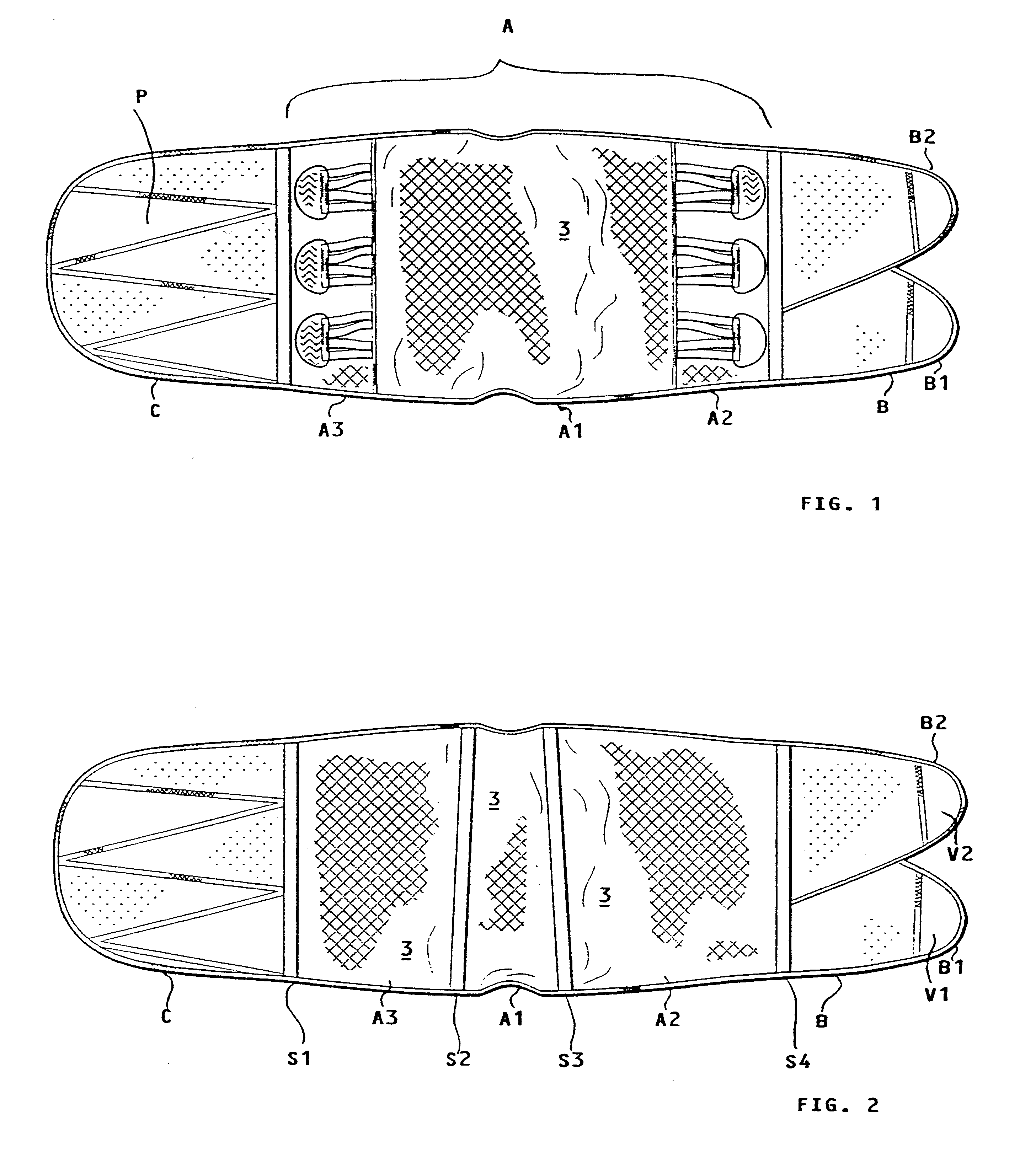 Elastic waistband with transverse stiffeners and tautness adjusting lacings