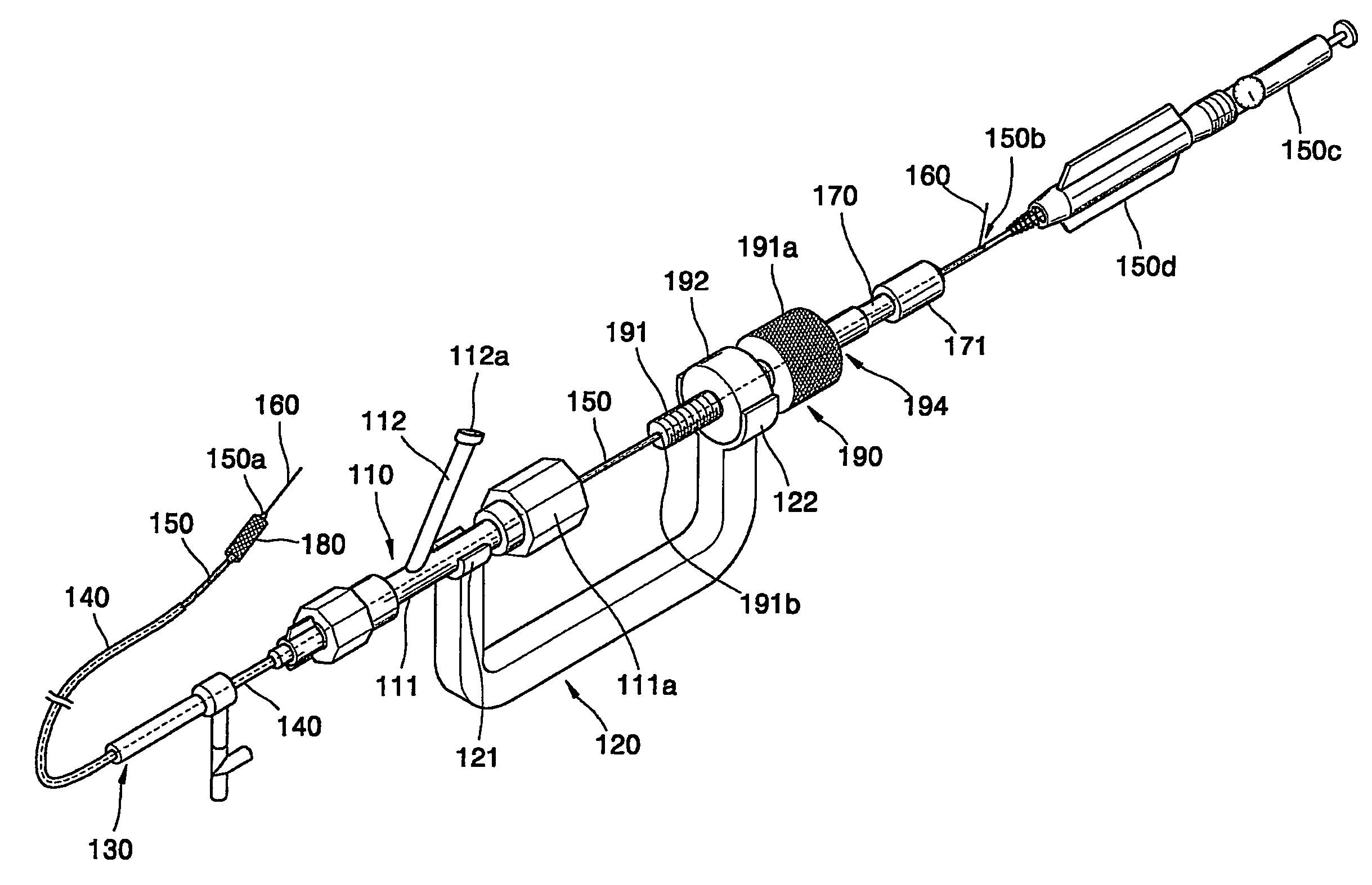 Catheter apparatus for percutaneous coronary intervention capable of accurately positioning stent and balloon in a desired position