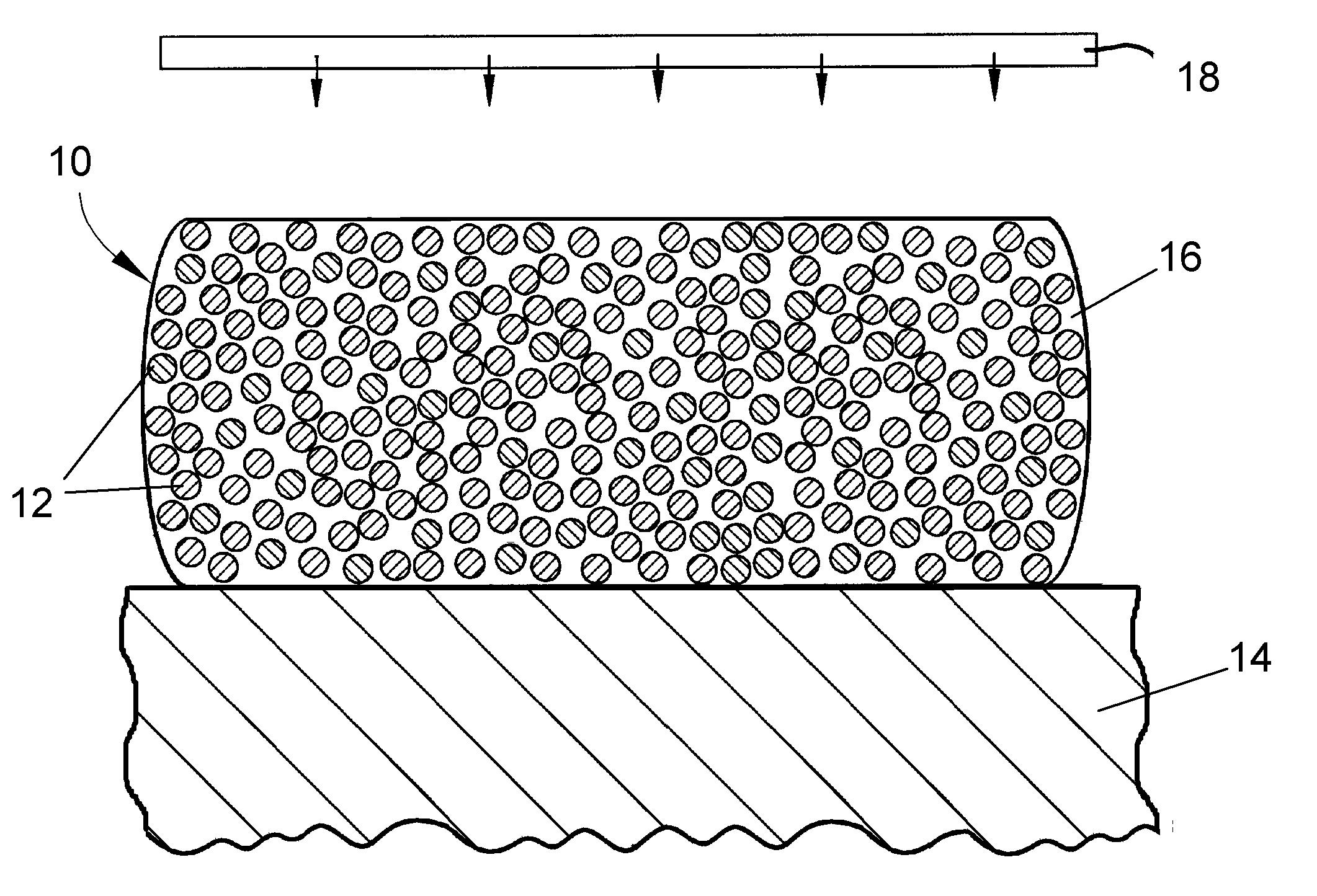 Microwave process for forming a coating