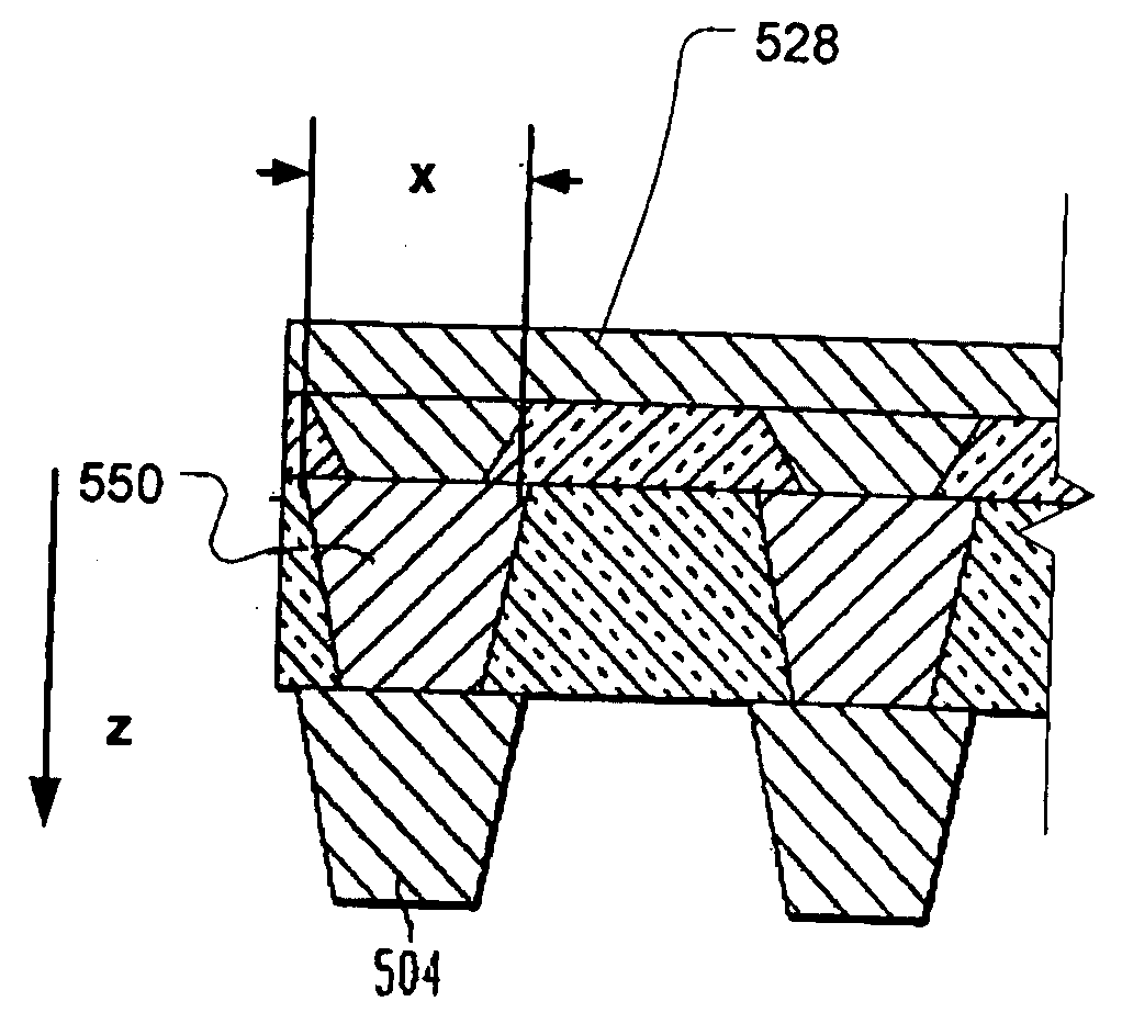 Fine pitch microcontacts and method for forming thereof