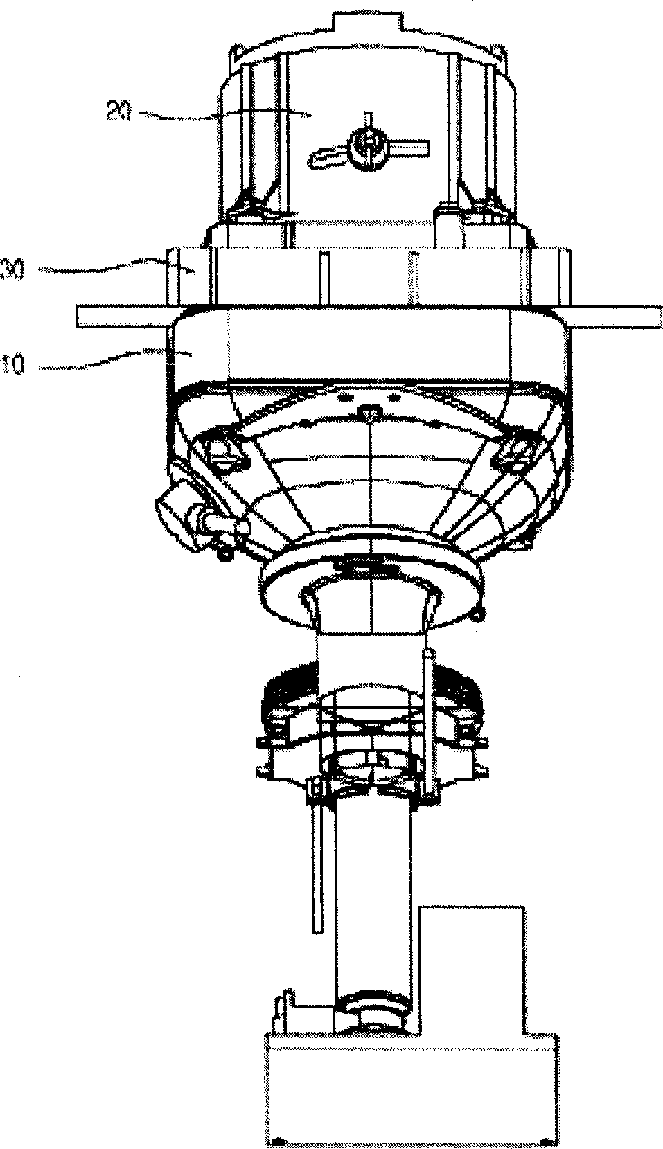 Heating structure of coolant for image display