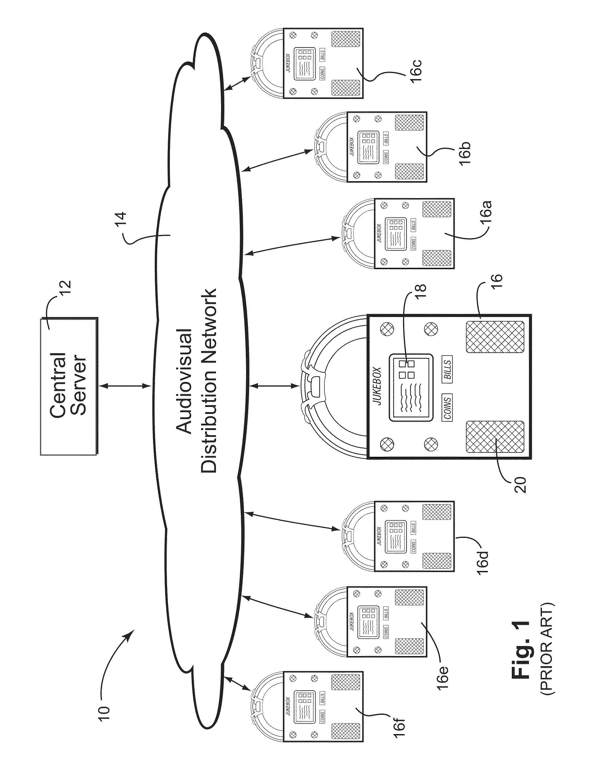 Digital jukebox device with karaoke and/or photo booth features, and associated methods