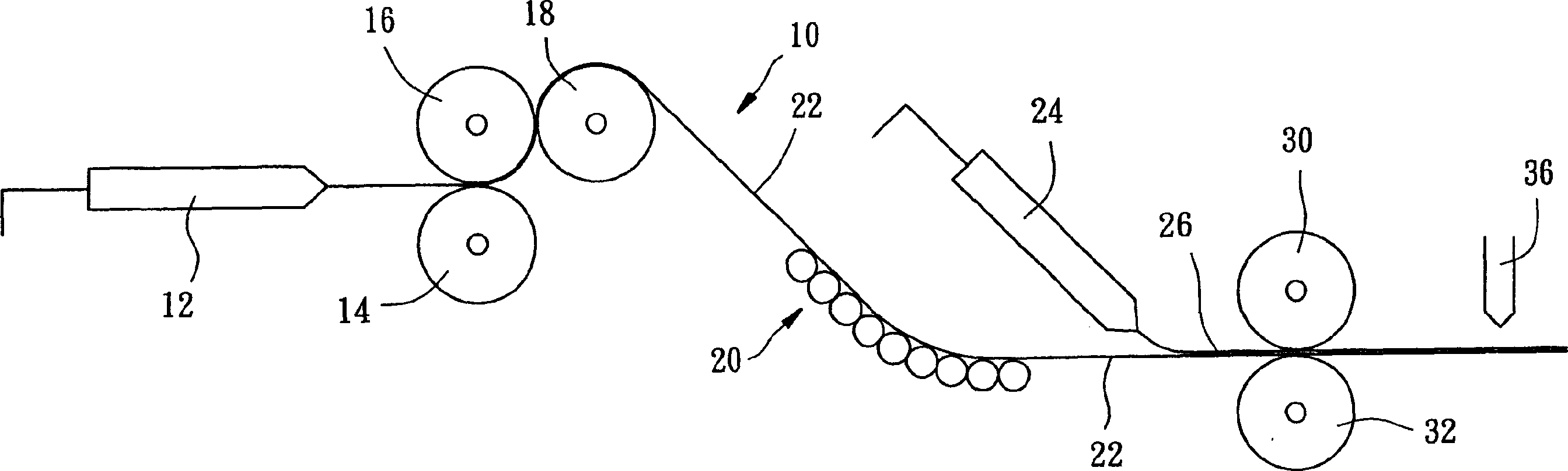 Device and method for manufacturing panel with embossing on surface