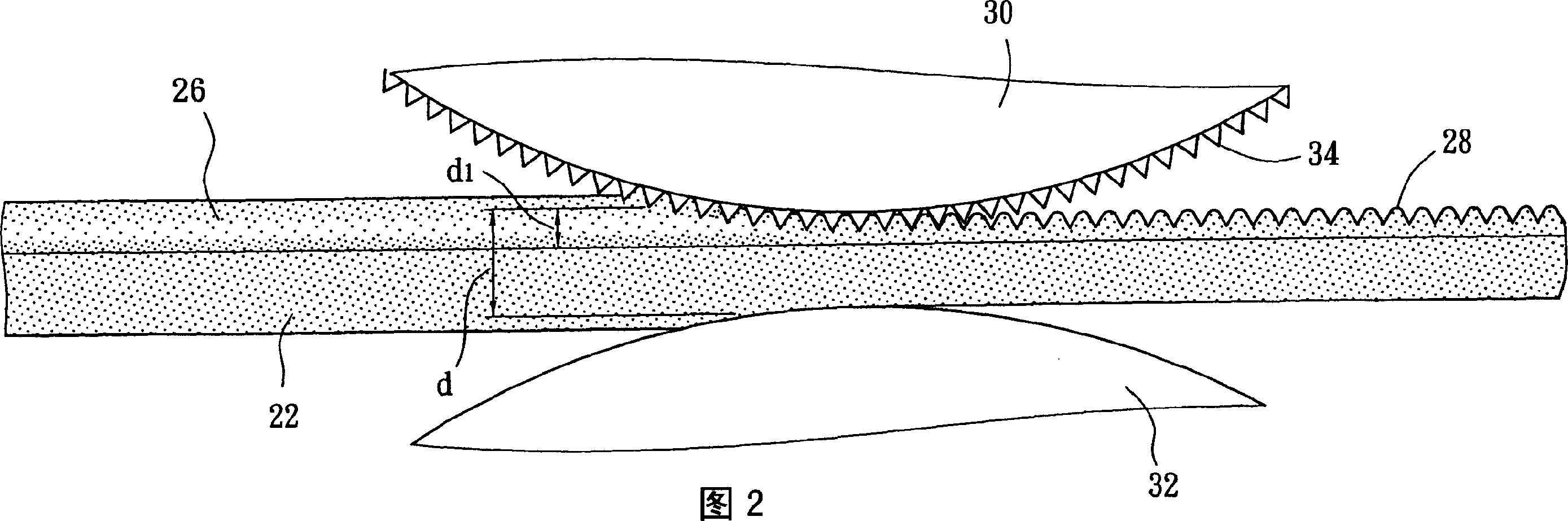Device and method for manufacturing panel with embossing on surface