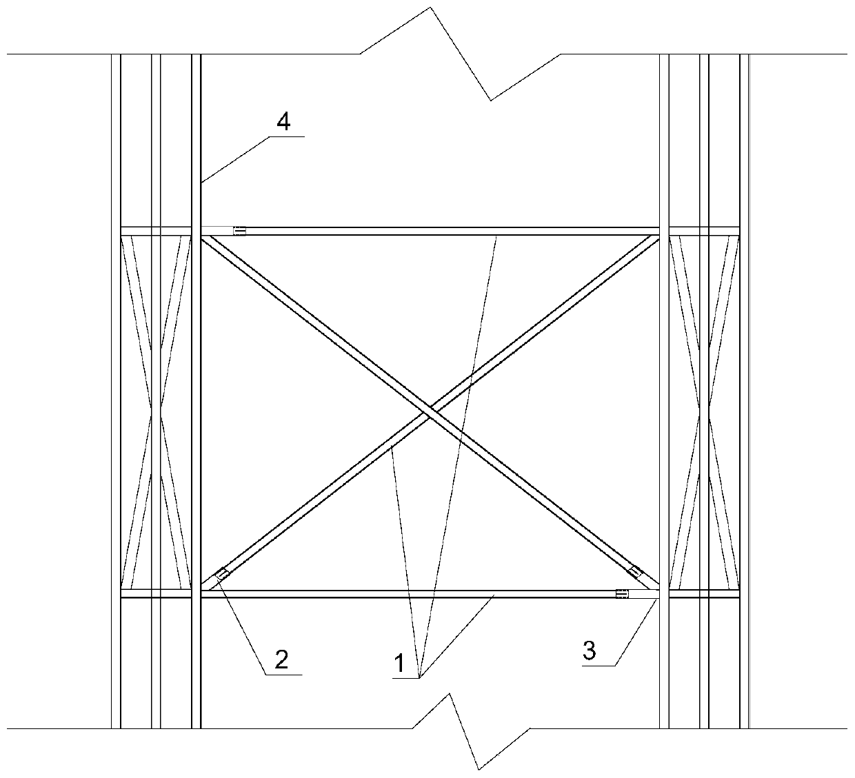 Mounting construction method for joining truss of pipe truss structure system