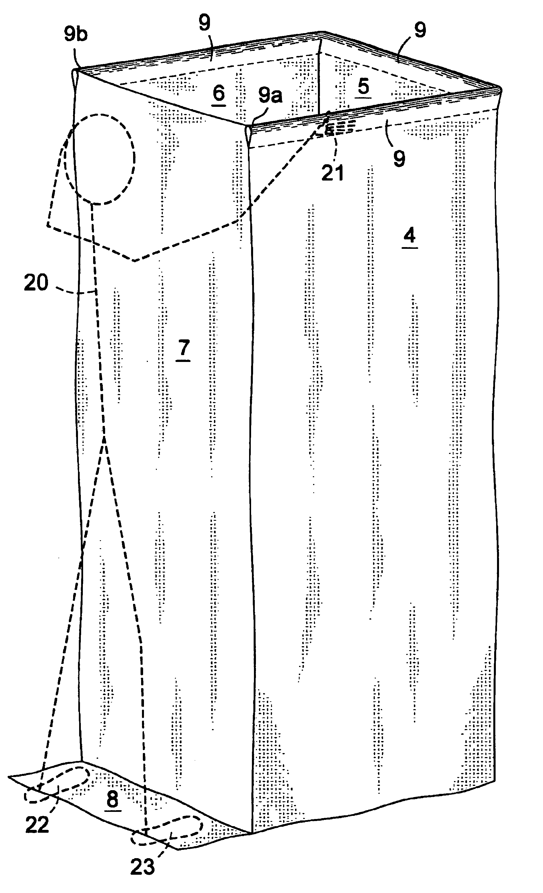 Portable dressing blind and method of use