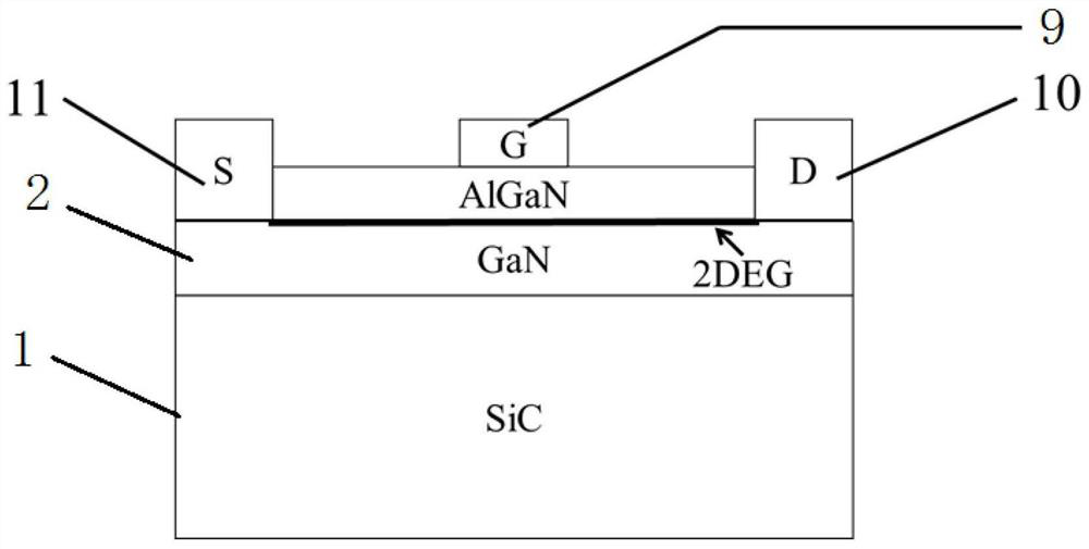 A hemt-based annular opening terahertz amplitude modulator and manufacturing method