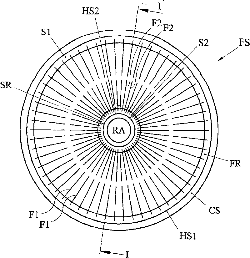 Lithographic apparatus, radiation system and filter system